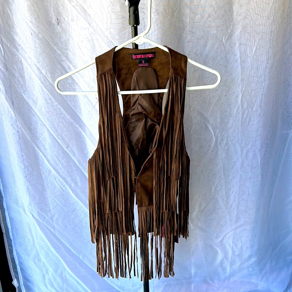 Rock & Roll Cowgirl fringe vest